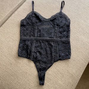 Navy blue Lace Cami Bodysuit